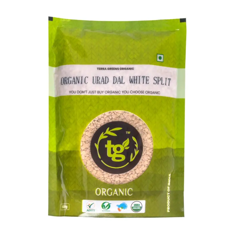 Organic Urad Dal Split White