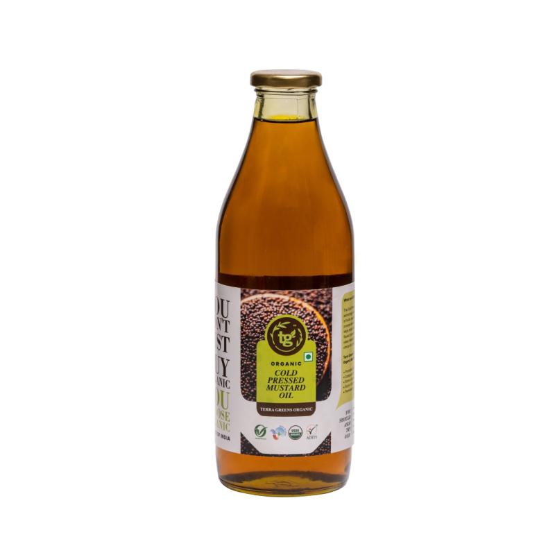 Organic Mustard Oil (Cold Pressed)