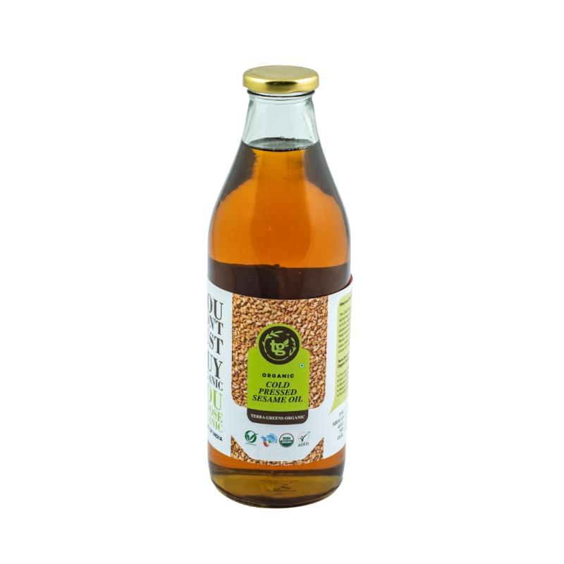 Sesame White Oil 1Ltr ( Organic Cold Pressed)